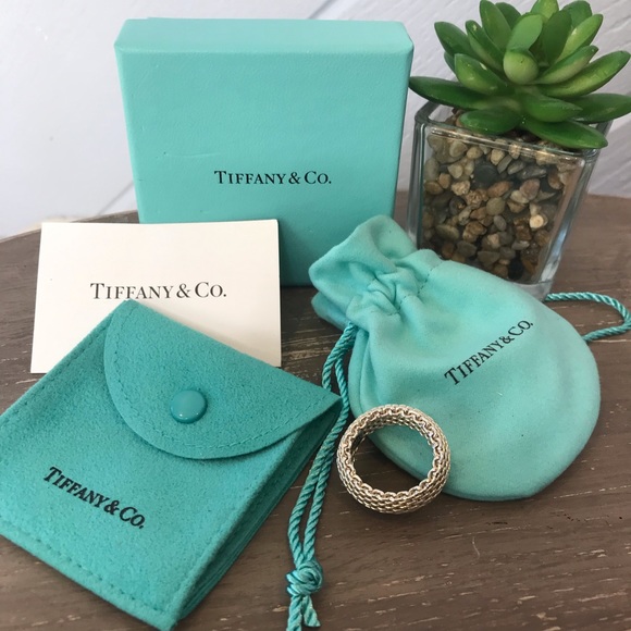 Tiffany & Co. Jewelry - {Tiffany & Co.} Somerset Mesh Silver Ring